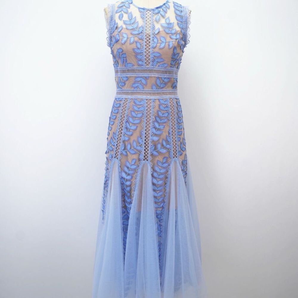 NWOT BRONX AND BANCO Violet Flared Dress in Violet - Picture 4 of 16